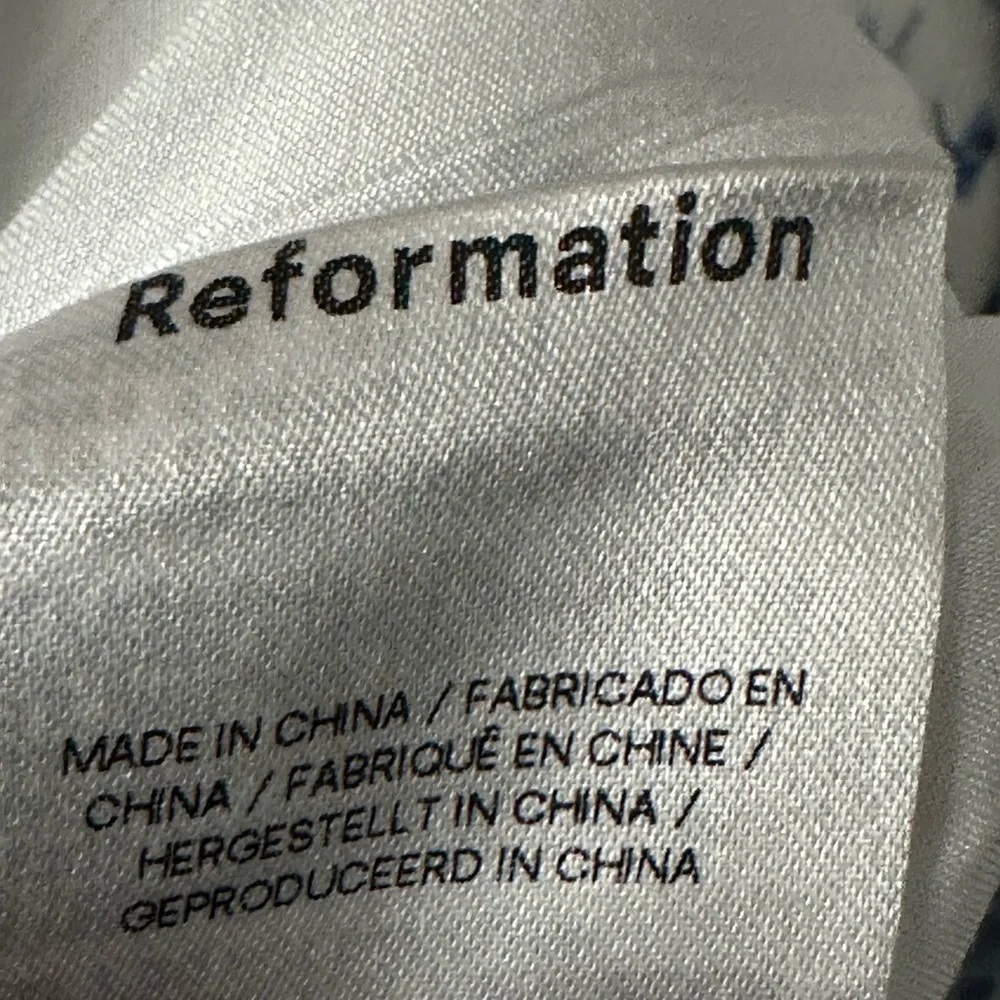 Reformation Coucou Hanna Linen Dress. Sz: 8 - Picture 13 of 14